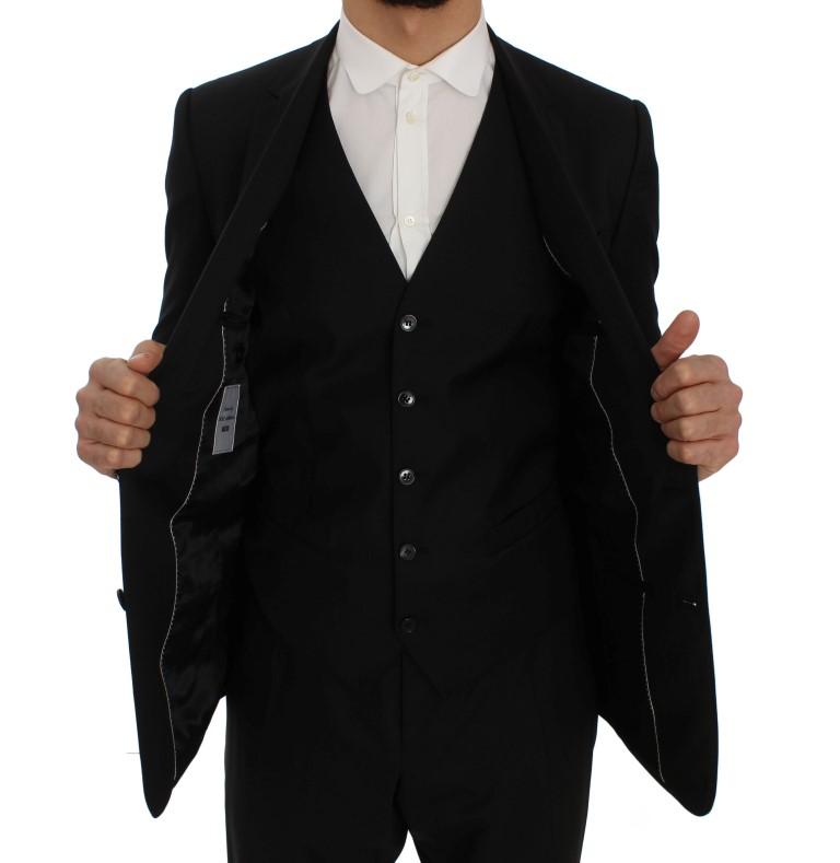 Black Wool Slim Fit Blazer Jacket