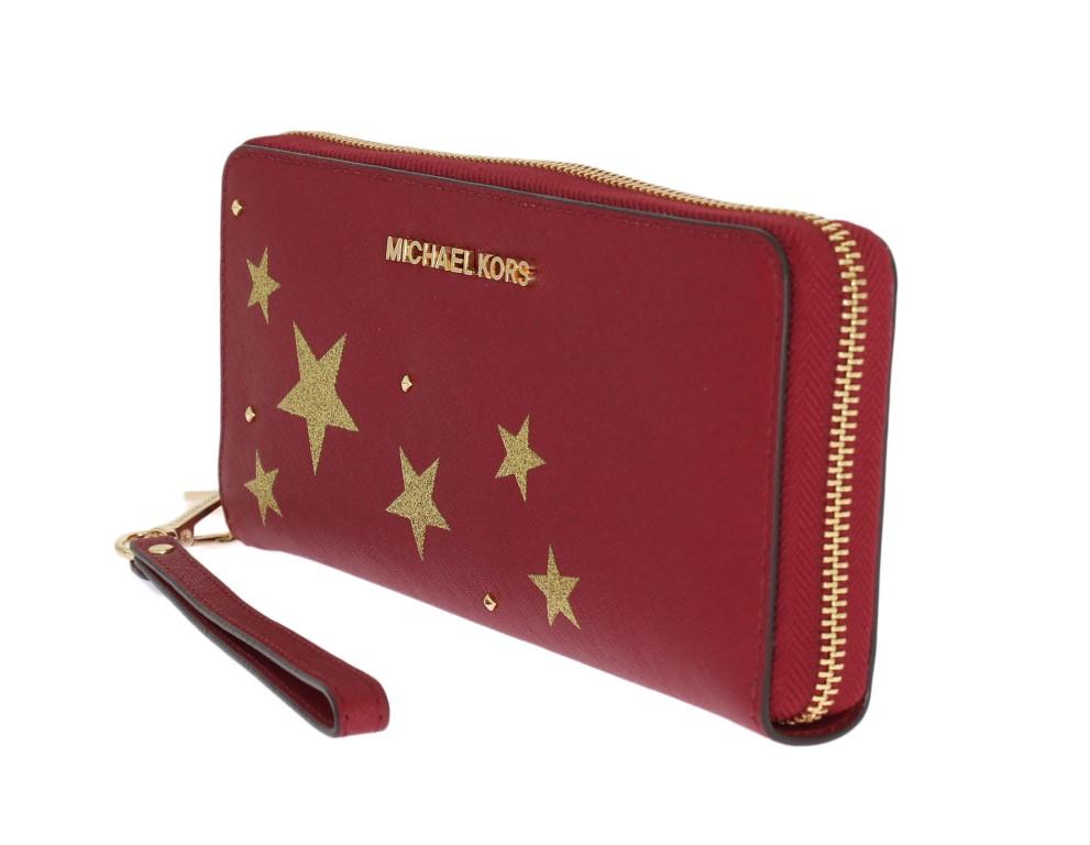 Red ILLUSTRATIONS Travel Continental Wallet