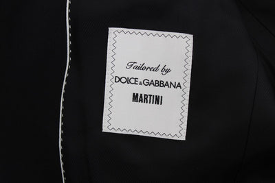 Black Wool Slim Fit Blazer Jacket