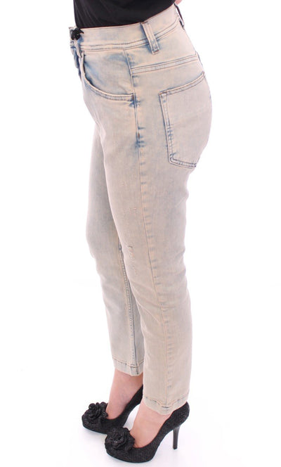 Blue BOYISH Boyfriend Stretch Jeans