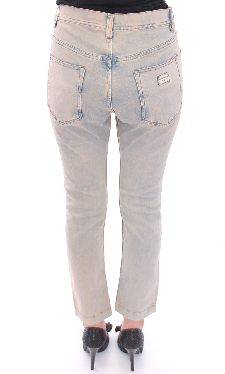 Blue BOYISH Boyfriend Stretch Jeans