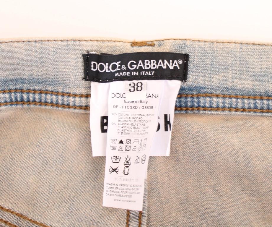Blue BOYISH Boyfriend Stretch Jeans