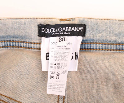 Blue BOYISH Boyfriend Stretch Jeans