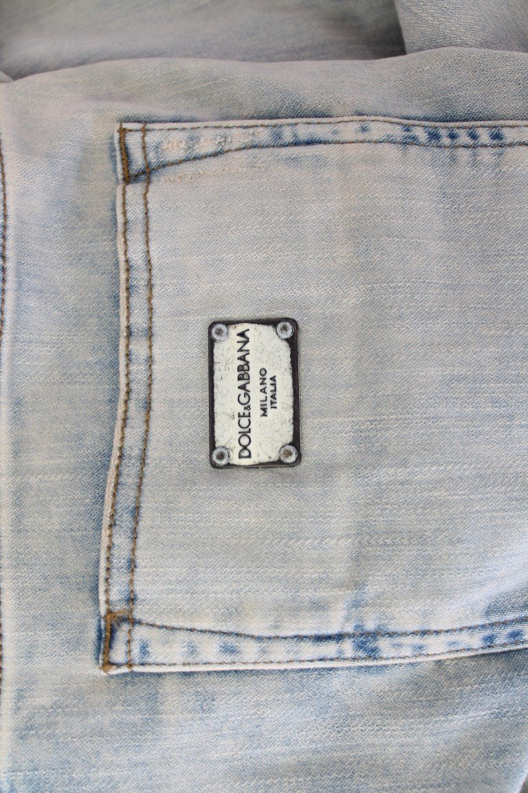Blue BOYISH Boyfriend Stretch Jeans
