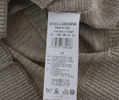 Beige Long Sleeve Cardigan Sweater