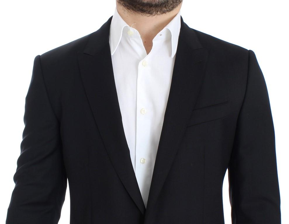 Black wool MARTINI slim fit blazer