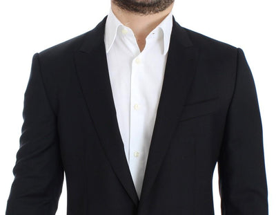 Black wool MARTINI slim fit blazer