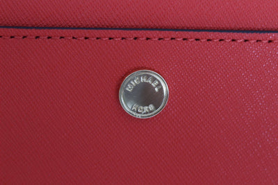 Red GREENWICH Continental Leather Wallet