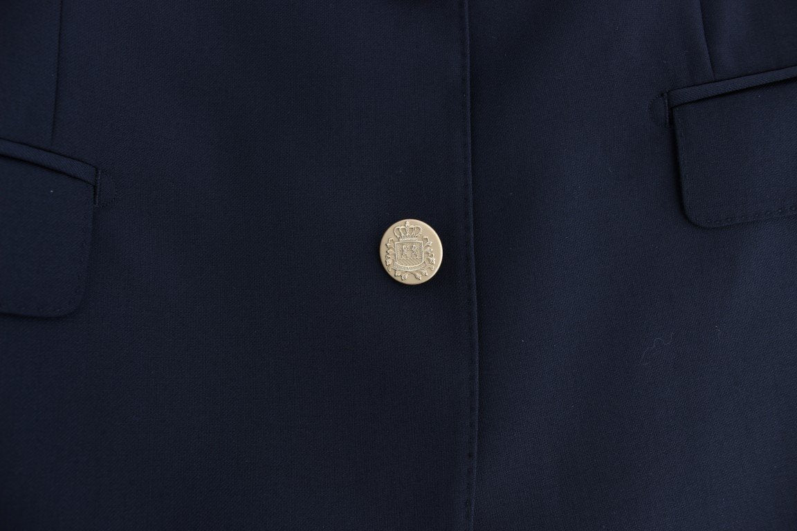 Black wool MARTINI slim fit blazer