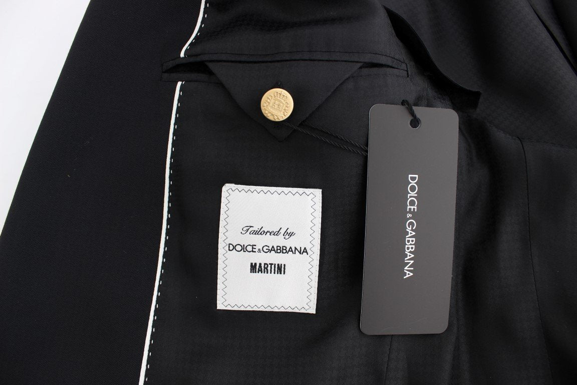 Black wool MARTINI slim fit blazer