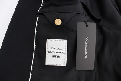 Black wool MARTINI slim fit blazer