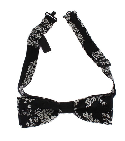 Black Silk Bowtie & Leather Belt Gift Box