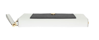 White Black GREENWICH Continental Wallet
