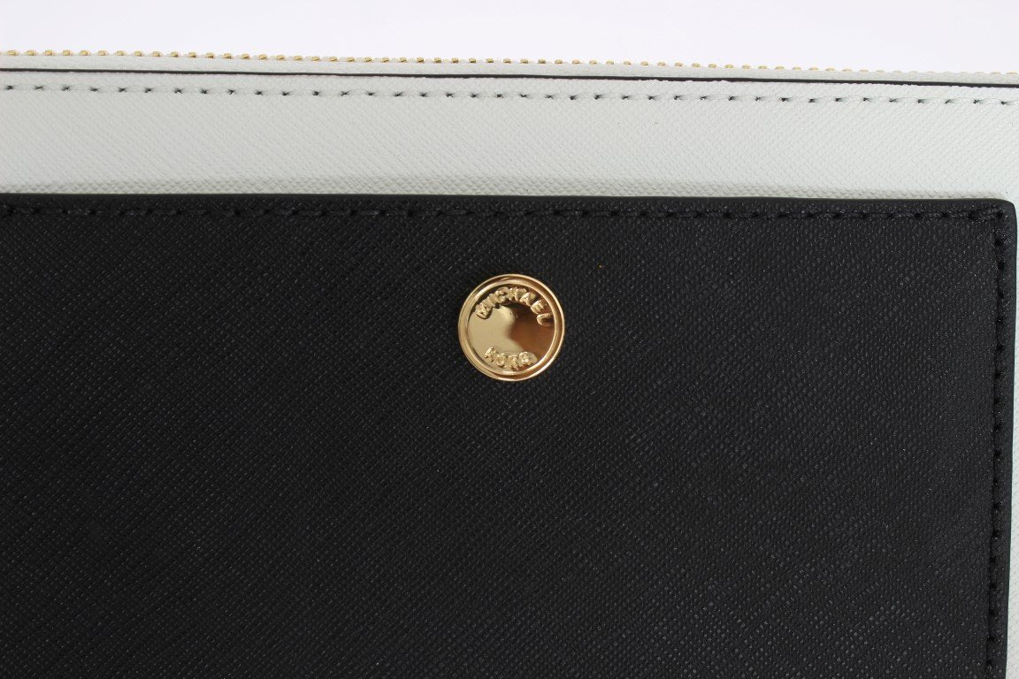 White Black GREENWICH Continental Wallet