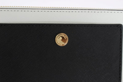 White Black GREENWICH Continental Wallet