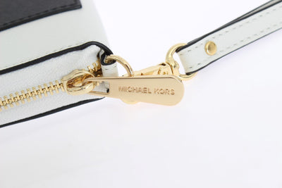 White Black GREENWICH Continental Wallet