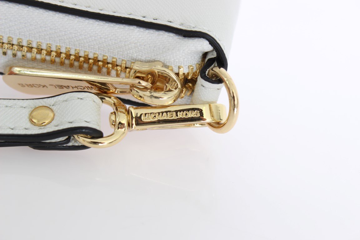 White Black GREENWICH Continental Wallet