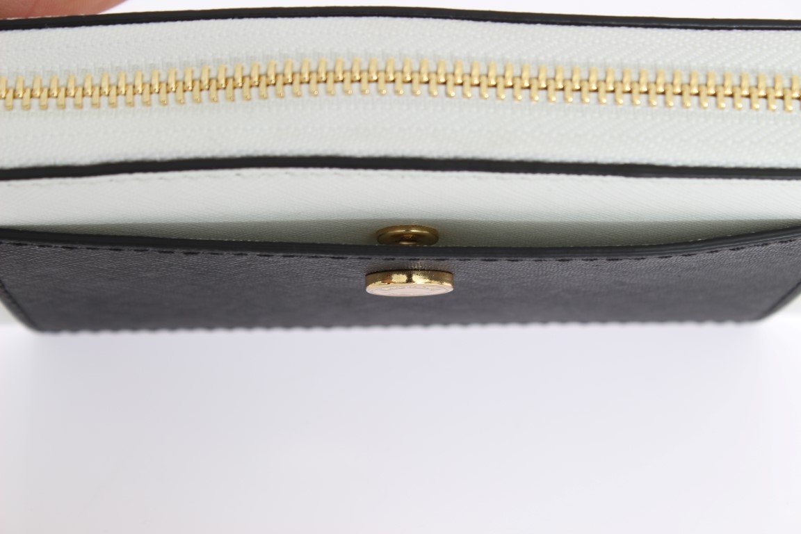 White Black GREENWICH Continental Wallet