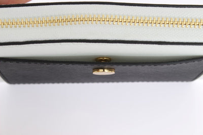 White Black GREENWICH Continental Wallet