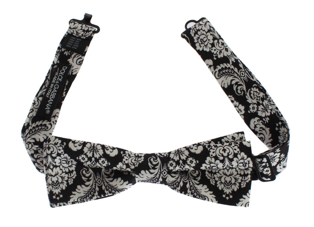 Black Silk Bowtie & Leather Belt Gift Box