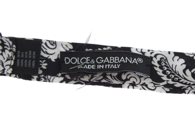 Black Silk Bowtie & Leather Belt Gift Box