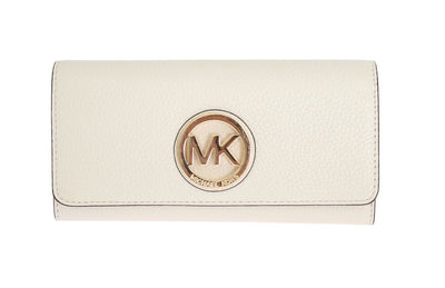 White FULTON Continental Wallet