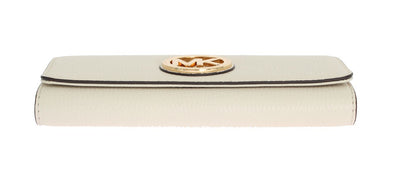 White FULTON Continental Wallet