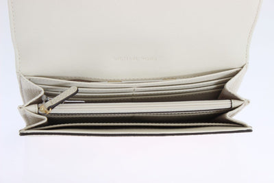 White FULTON Continental Wallet