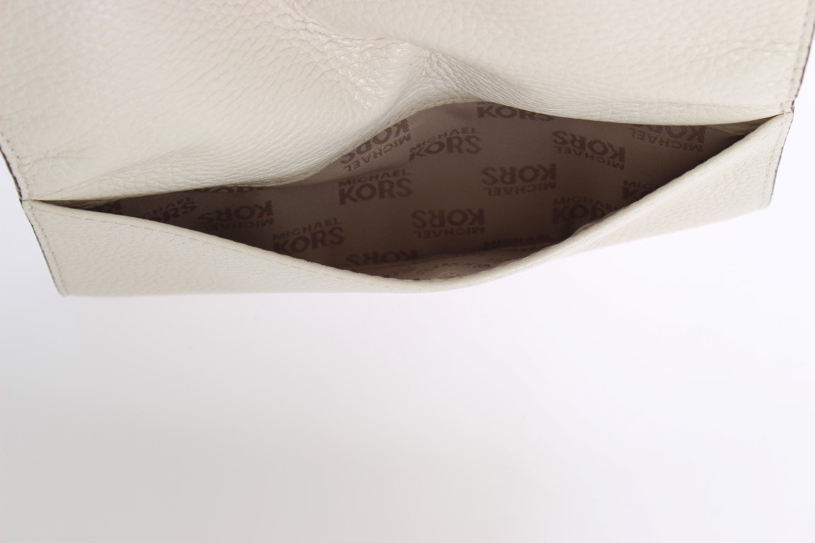 White FULTON Continental Wallet