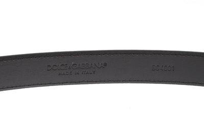 Blue Leather Silver Buckle Waist Belt