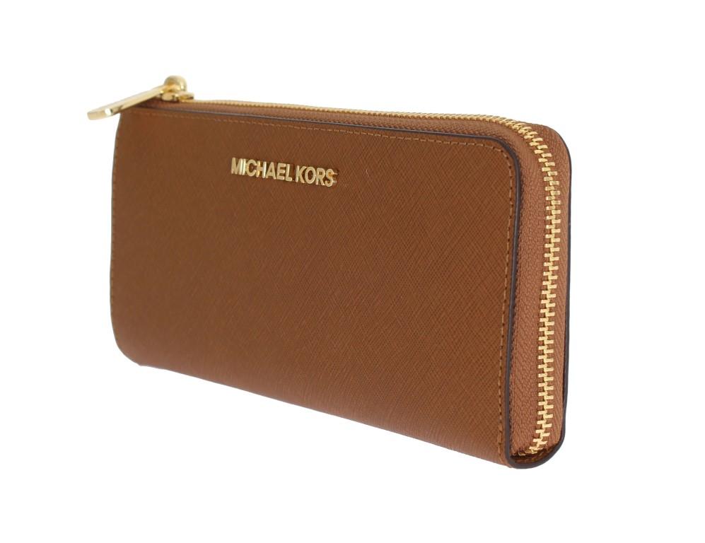 Brown JET SET TRAVEL Carryall Wallet