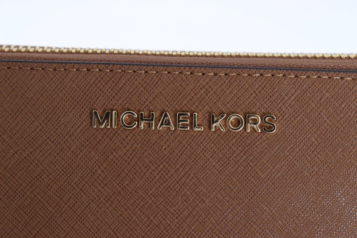 Brown JET SET TRAVEL Carryall Wallet