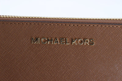 Brown JET SET TRAVEL Carryall Wallet