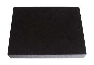 Black Leather Mens Desk Jewelry Organizer