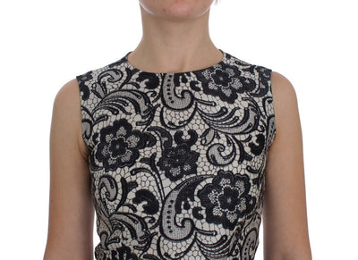 Black Floral Silk Empire Maxi Long Dress