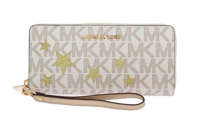 White ILLUSTRATIONS Travel Continental Wallet