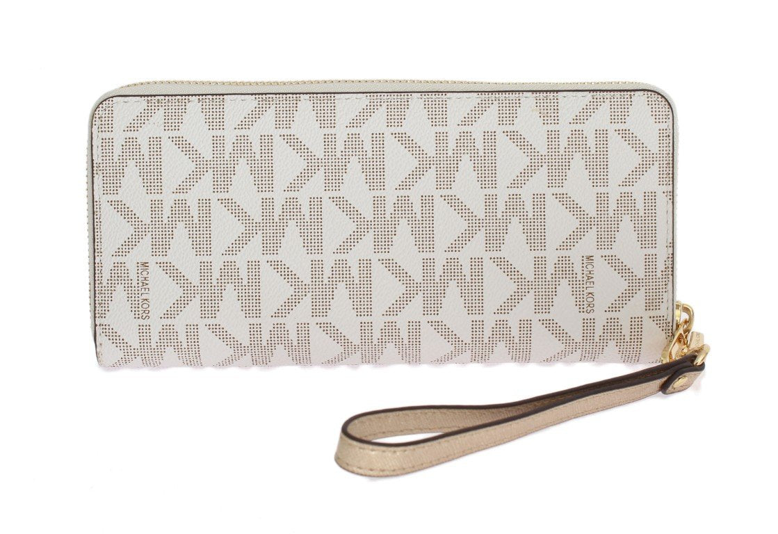 White ILLUSTRATIONS Travel Continental Wallet