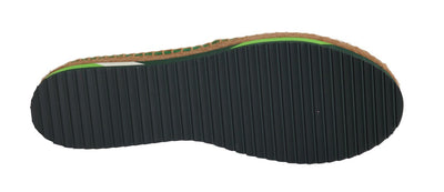Green Silk Raso Crystal Espadrilles Shoes