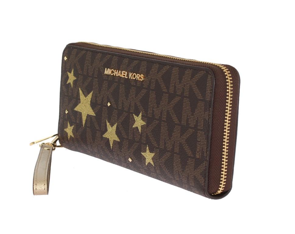 Brown ILLUSTRATIONS Travel Continental Wallet