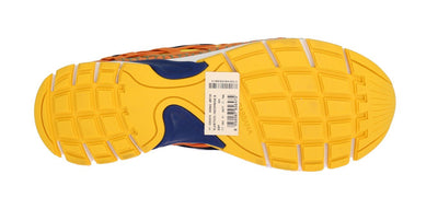 Orange Elastic Neoprene Espadrilles Shoes