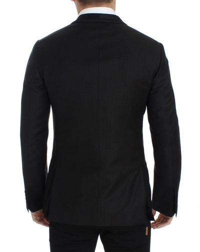 Black wool slim MARTINI blazer