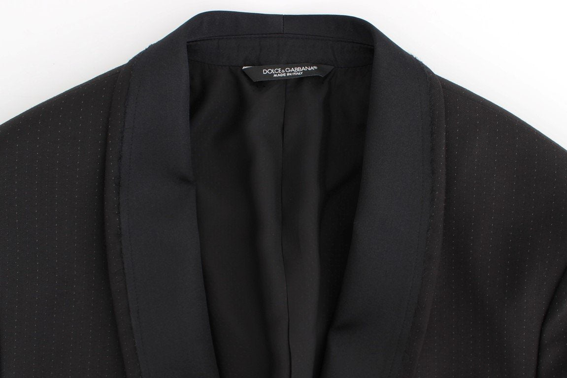 Black wool slim MARTINI blazer