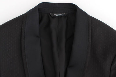 Black wool slim MARTINI blazer