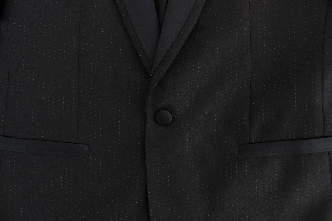 Black wool slim MARTINI blazer