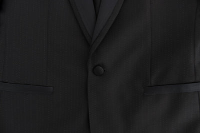 Black wool slim MARTINI blazer