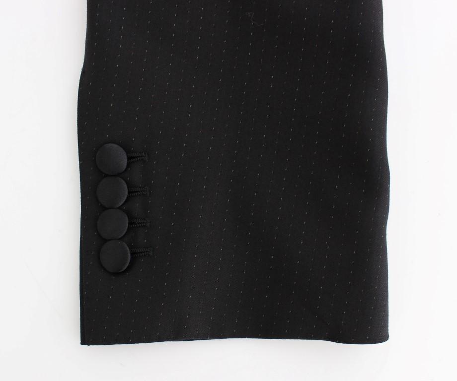 Black wool slim MARTINI blazer