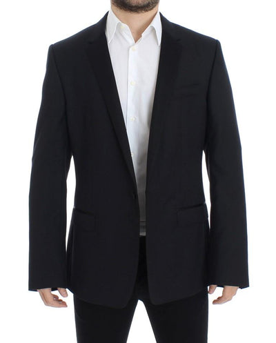 Blue wool slim MARTINI blazer