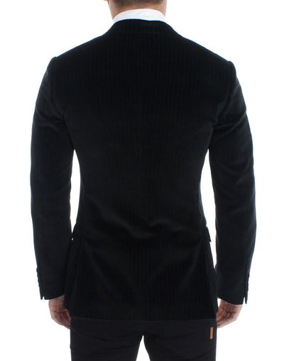 Black striped slim MARTINI blazer