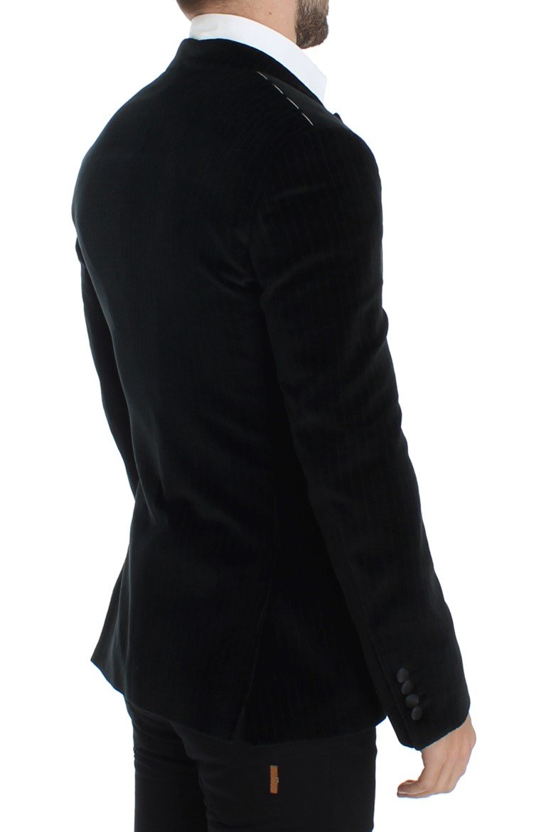 Black striped slim MARTINI blazer