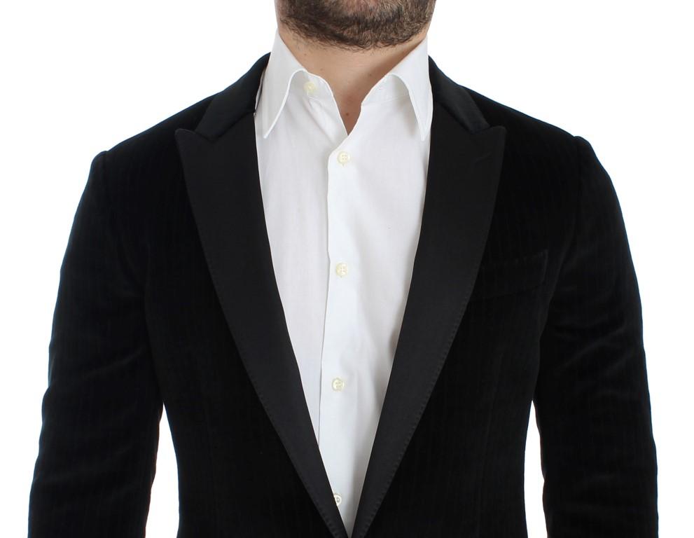 Black striped slim MARTINI blazer